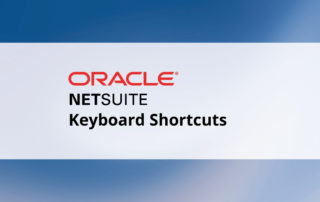 NetSuite Keyboard Shortcuts