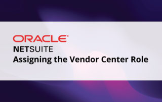 Vendor Center Role